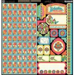 Bohemian Bazaar Cardstock Stickers